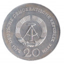 DDR 1972 20 Marchi Ag 500° anniv - Nascita di Lucas Cranach il Vecchio